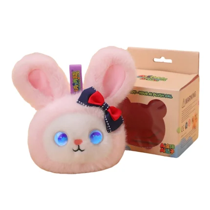 Cute AI Rabbit Plush Toy • Smart Emotional Companion Robot for Kids